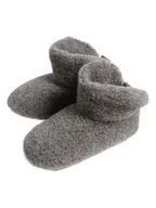 Kapcie damskie - Kaiser Naturfellprodukte Kapcie "Kim" w kolorze szarym - miniaturka - grafika 1