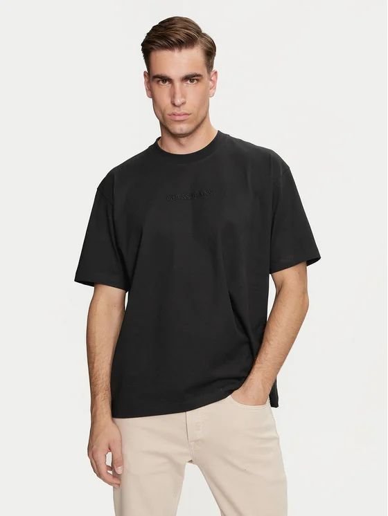 t-shirt uomo guess denim m4yi44 k8fq4 a996 jet black
