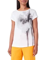 Koszulki i topy damskie - Sisley T-shirt damski, White 101, M - miniaturka - grafika 1
