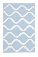 Dywaniki łazienkowe - Kleine Wolke Piana Dywanik łazienkowy Steelblue Niebieski 55x 65 cm - miniaturka - grafika 1