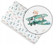 Prześcieradła dla dzieci - PRZEŚCIERADŁO BAWEŁNIANE DO ŁÓŻECZKA 160x80 WZORY! - miniaturka - grafika 1