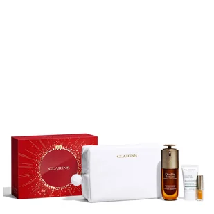 Clarins Double Serum Zestaw rutyny przeciwstarzeniowej i rozświetlającej Zestawy do pielęgnacji twarzy 1 ct Damski - Zestawy kosmetyków damskich - miniaturka - grafika 1