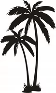 Naklejki na ścianę - Naklejka na ścianę palma tropikalna drzewa Palmy, 200x120 cm - miniaturka - grafika 1