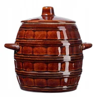 Pojemniki kuchenne - Beczka kamionkowa Helios 3.2L, z pokrywką - miniaturka - grafika 1