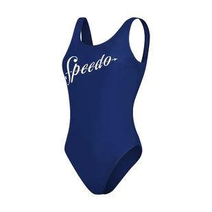 Strój pływacki jednoczęściowy Speedo Logo Deep U-Back - Stroje kąpielowe - miniaturka - grafika 1