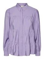 Bluzki damskie - YAS Damska bluzka Yaspala Ls Shirt S. Noos, Bougainvillea, XL - miniaturka - grafika 1