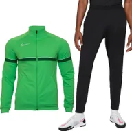 Dresy męskie - Nike Dres męski Nike Dri-FIT Academy zielono czarny - miniaturka - grafika 1