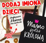 Kubki - Zestaw prezentowy dla mamy na Dzień Mamy NAJLEPSZA MAMA NA ŚWIECIE Z IMIONAMI DZIECI NA KUBKU - miniaturka - grafika 1