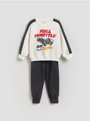 Spodenki dla niemowląt - Reserved - Komplet Hot Wheels - ciemnoszary - miniaturka - grafika 1