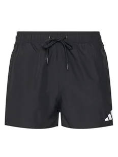 adidas Szorty kąpielowe 3-Stripes JG1031 Czarny Regular Fit - Kąpielówki męskie - miniaturka - grafika 1