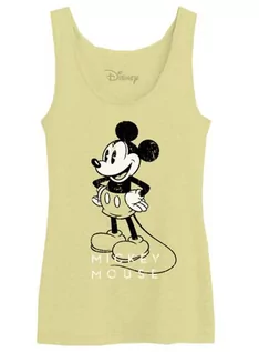 Koszulki i topy damskie - Damska koszulka bez rękawów Disneya, Żółty, M - grafika 1
