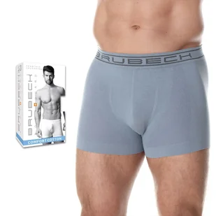 BRUBECK BX1005M bokserki męskie bezszwowe DOPASOWANE SZORTY stalowy - XXL - Majtki męskie BRUBECK BX1005M bokserki męskie bezszwowe DOPASOWANE SZORTY stalowy - XXL - Majtki męskie - miniaturka - grafika 1