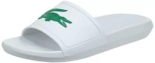 Klapki i japonki męskie - Lacoste Męskie klapki Croco Slide 119 1 CMA, White Green, 42 EU - grafika 1