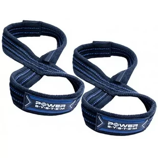 Power System Paski Figure 8 Straps Blue - Pozostały sprzęt i akcesoria do ćwiczeń - miniaturka - grafika 1