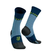 Skarpetki sportowe męskie - COMPRESSPORT Skarpetki do biegania zimowe PRORACING SOCKS WINTER TRAIL denim/poseidon - miniaturka - grafika 1