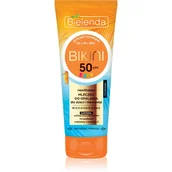 Balsamy i kremy do opalania - Bielenda Bikini Baby Ochronne Mleczko do opalania dla dzieci i niemowląt SPF 50 100 ml - miniaturka - grafika 1