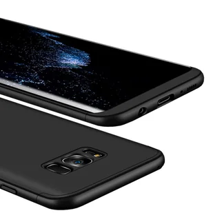 360° Full Cover 3in1 Slim Case etui ochronne na telefon komórkowy etui ochronne na telefon komórkowy kompatybilne z Huawei Mate 20 Pro w kolorze czarnym @cofi1453 - Etui i futerały do telefonów - miniaturka - grafika 1