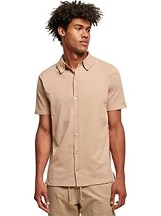 Urban Classics Męska koszula z dzianiny w kolorze beżowym, rozmiar XXL - Koszule męskie - miniaturka - grafika 1