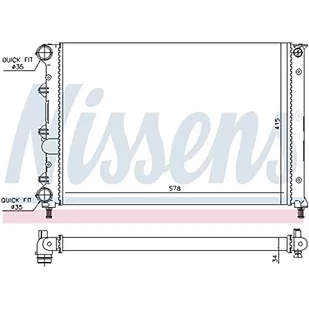 NISSENS Chłodnica, układ chłodzenia silnika NISSENS 60071 60071 - Części motocyklowe - miniaturka - grafika 1