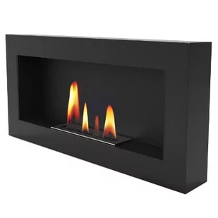 Uniflam BIOKOMINEK 90x40CM BOX CZARNY MAT BIO2-90x40-BOX-CZ BIO2-90x40-BOX-CZ - Biokominki - miniaturka - grafika 1