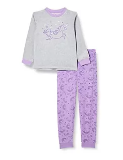 Śpiochy dla niemowląt - Playshoes Dziewczęce pidżama dla niemowląt i małych dzieci, fioletowy, 110 cm - grafika 1