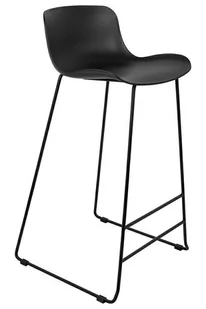 King Home Krzesło barowe COMA czarne KH.43042 - Taborety i hokery - miniaturka - grafika 1