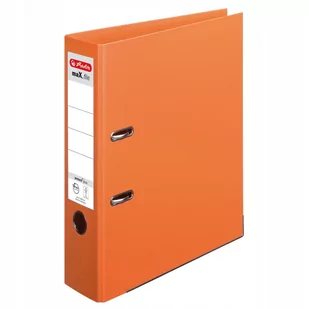 Herlitz SEGREGATOR A4 8cm MAX.FILE VOLL PP POMARAŃCZOWY - Segregatory - miniaturka - grafika 1