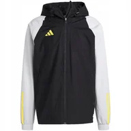 Kurtki męskie - Kurtka męska adidas Tiro 23 Competition All-Weather czarno-szara IC4571 2XL - miniaturka - grafika 1