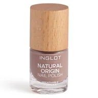 Lakiery do paznokci - INGLOT, Natural Origin, lakier do paznokci coffee mousse 013, 8 ml - miniaturka - grafika 1