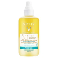 Balsamy i kremy do opalania - VICHY Capital Soleil SPF30 ochronna woda solarna nawilżająca 200ml - miniaturka - grafika 1