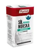Dodatki do ciast w płynie, aromaty - Sól Prymat Morska Jodowana Drobnoziarnista 1KG - miniaturka - grafika 1