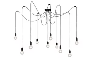 Lucide LAMPA wisząca FIX MULTIPLE 08408/10/30 industrialna OPRAWA dekoracyjna ZWIS pająk spider kable przewody czarny 08408/10/30 - Lampy sufitowe - miniaturka - grafika 1