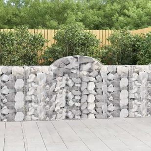 vidaXL Kosze gabionowe, 50 szt, 200x30x100/120cm, galwanizowane żelazo - Pozostałe narzędzia ogrodowe - miniaturka - grafika 1