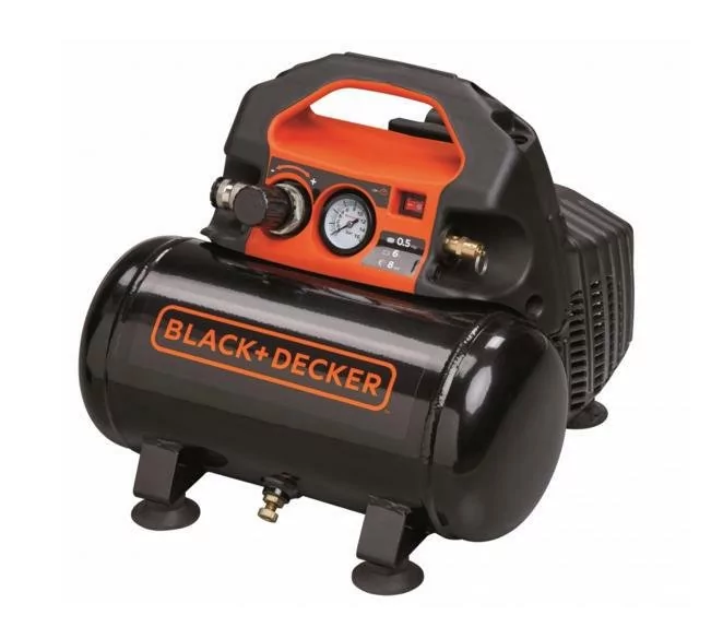 Black&Decker Sprężarka BLACK+DECKER SPRĘŻARKA BEZOLEJOWA 6L 0.5KM 8BAR 55 l/min NU8213295BND305 8213295BND305