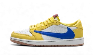 Jordan 1 Retro Low OG SP Travis Scott Canary - Buty sportowe damskie Jordan 1 Retro Low OG SP Travis Scott Canary - Buty sportowe damskie - miniaturka - grafika 1