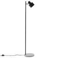 Lampy stojące - Beliani Lampa stojąca czarna 123 cm CORBONES - miniaturka - grafika 1