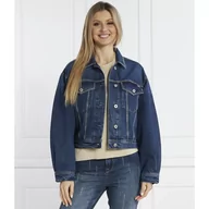 Kurtki damskie - Pepe Jeans London Kurtka jeansowa TURNER SPARKLE | Regular Fit - miniaturka - grafika 1