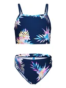 Stroje kąpielowe dla dziewczynek - Peek U Bikini "Maris" w kolorze granatowym ze wzorem - miniaturka - grafika 1