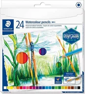 Przybory szkolne - Staedtler Kredki akwarelowe sześciokątne 24 kolory - miniaturka - grafika 1