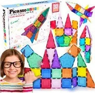Klocki - Happy Kiddo PT32 KLOCKI MAGNETYCZNE 32w1 PICASSO TILES - miniaturka - grafika 1
