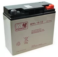Akumulatory ogólnego zastosowania - Mpl energy gliwice Akumulator żelowy 12V 18Ah MWL MWL 18-12 - miniaturka - grafika 1