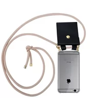 Etui i futerały do telefonów - Łańcuszek Pokrowiec Do Apple iPhone 6 / 6S w PERŁOWE RÓŻOWE ZŁOTO Etui Obudowa Case Cover Ochronny Cadorabo - miniaturka - grafika 1