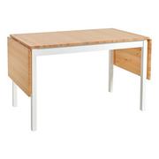 Stoły - Rozkładany stół sosnowy z białą konstrukcją Bonami Essentials Brisbane, 120(200)x70 cm - miniaturka - grafika 1
