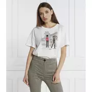 Koszulki i topy damskie - Liu Jo T-shirt | Regular Fit - miniaturka - grafika 1