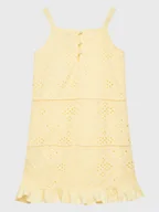 Sukienki i spódniczki dla dziewczynek - Guess Sukienka letnia J3GK23 WFGJ0 Żółty Regular Fit - miniaturka - grafika 1