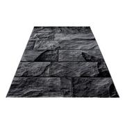 Dywany - Dywan nowoczesny Parma Granit czarny 240x340 cm - miniaturka - grafika 1