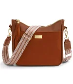 Moda i Uroda OUTLET - Torebka I 2 wymienne paski na ramię DANIEL HECHTER Kobieta Atlas For Men - Kolor : Brązowy - Rozmiar : Rozmiar uniwersalny - miniaturka - grafika 1