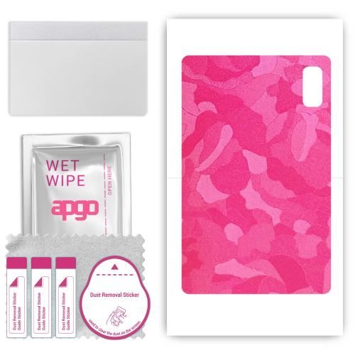 folia naklejka skórka strukturalna na TYŁ do HTC A103 Plus - Moro Camo Różowy - apgo SKINS