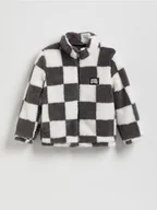 Kurtki i płaszcze dla chłopców - Reserved - Kurtka sherpa - jasnoszary - miniaturka - grafika 1