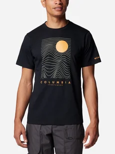 Koszulka męska bawełniana Columbia CSC Seasonal Logo Tee 1991036008 M Czarna (195981462425) - Koszulki męskie - miniaturka - grafika 1